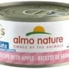 Almo Nature HQS Complete Salmon With Apple In Gravy Canned Cat Food - 2.47 Oz Cans - Case Of 24 -Weruva Shop almo nature hqs complete salmon with apple in gravy canned cat food 247 oz cans case of 24 771673