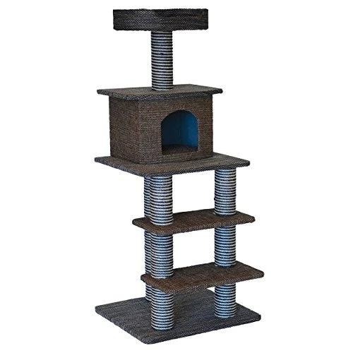 Animal Treasures Cat Tree Scratcher - Multi Level - 51" -Weruva Shop animal treasures cat tree scratcher multi level 51 739009