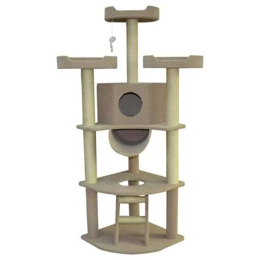 Animal Treasures Cat Tree Scratcher - New Yorker - 66" -Weruva Shop animal treasures cat tree scratcher new yorker 66 744513