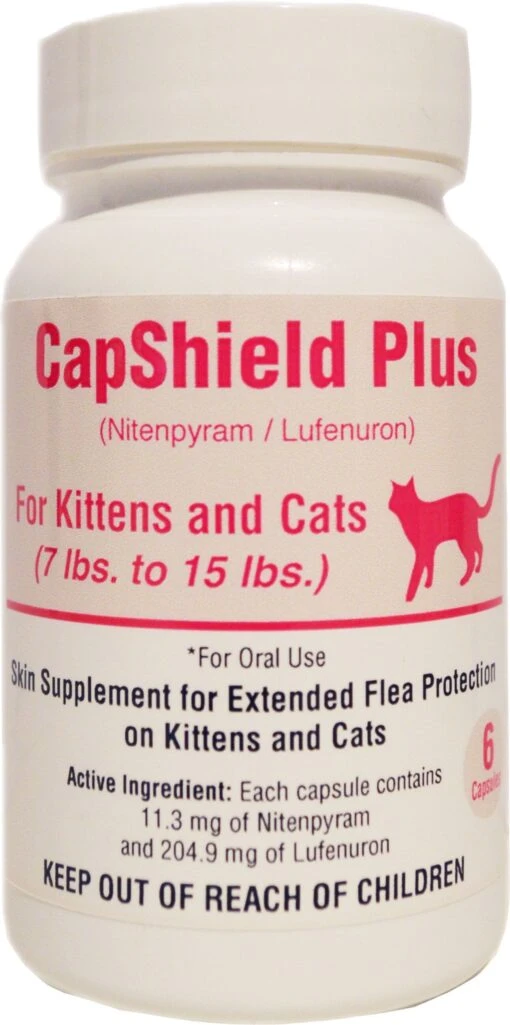 Capshield Plus Flea And Tick Protection Tablets For Cats - 7 - 15 Lbs - 6 Count -Weruva Shop capshield plus flea and tick protection tablets for cats 7 15 lbs 6 count 396125 scaled