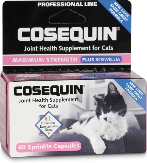 Cosequin Max Strength Spinkle Capsules Cat Supplements - 60 Count -Weruva Shop cosequin max strength spinkle capsules cat supplements 60 count 508151