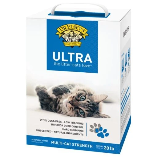 Dr. Elsey's Precious Cat Litter Alternative Premium Clumping Ultra Scented Cat Litter - 20 Lb Box -Weruva Shop dr elseys precious cat litter alternative premium clumping ultra scented cat litter 20 lb box 745231