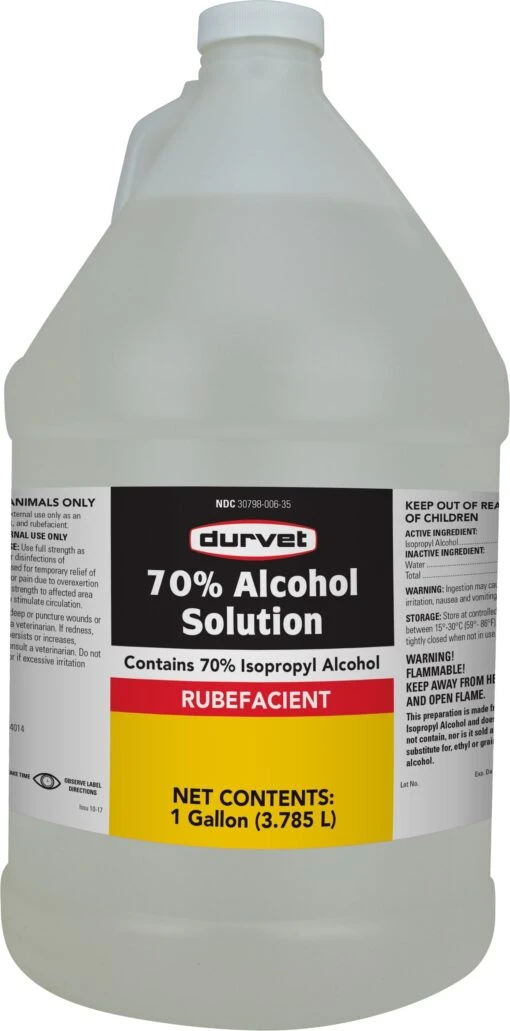 Durvet Isopropyl Alcohol 70% Solution Veterinary Supplies Clean Sanitize & Misc - 1 Gal - 4 Pack -Weruva Shop durvet isopropyl alcohol 70 solution veterinary supplies clean sanitize misc 1 gal 4 pack 922874 scaled