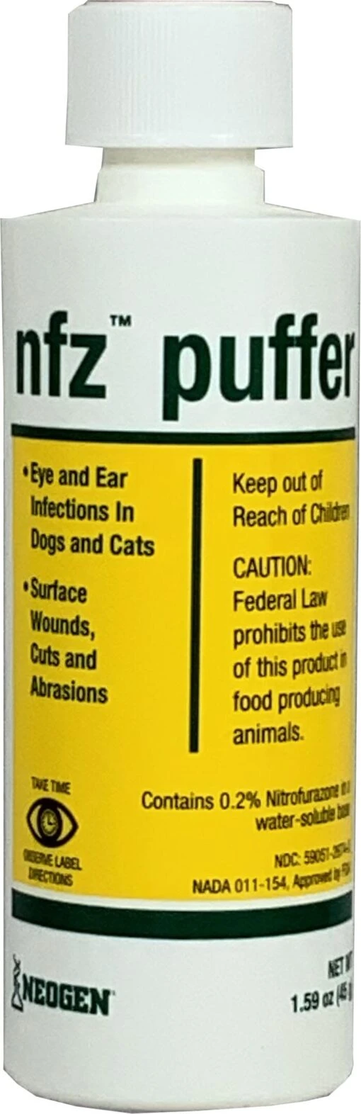 Durvet Nfz Puffer Eye & Ear Infection Treatment Veterinary Supplies Powders & Misc - 1.59 Oz -Weruva Shop durvet nfz puffer eye ear infection treatment veterinary supplies powders misc 159 oz 628363