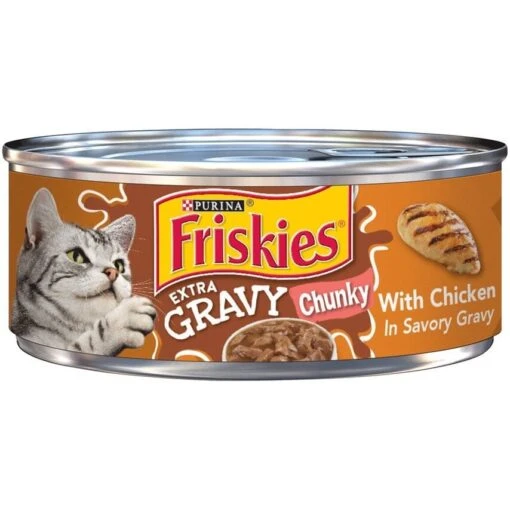 Friskies Extra Gravy Chunky With Chicken In Savory Gravy Canned Cat Food -Weruva Shop friskies extra gravy chunky with chicken in savory gravy canned cat food 626847