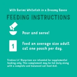 Friskies Lil Slurprises With Surimi Whitefish Cat Food Compliment -Weruva Shop friskies lil slurprises with surimi whitefish cat food compliment 589070