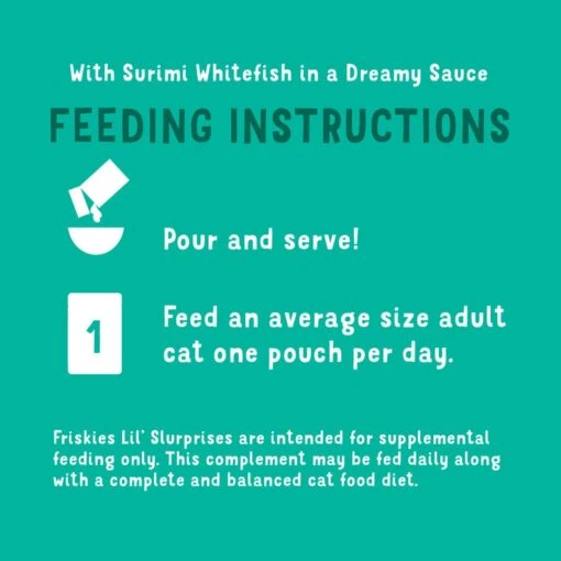 Friskies Lil Slurprises With Surimi Whitefish Cat Food Compliment -Weruva Shop friskies lil slurprises with surimi whitefish cat food compliment 589070