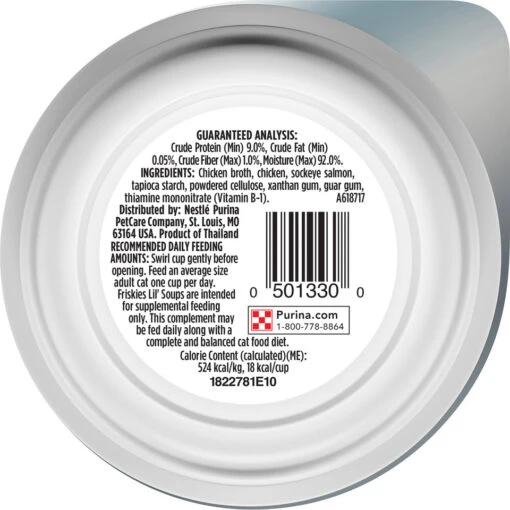 Friskies Natural Grain-Free Lil' Soups With Sockeye Salmon In Chicken Broth Cat Food Compliment -Weruva Shop friskies natural grain free lil soups with sockeye salmon in chicken broth cat food compliment 798391