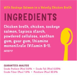 Friskies Natural Grain-Free Lil' Soups With Sockeye Salmon In Chicken Broth Cat Food Compliment -Weruva Shop friskies natural grain free lil soups with sockeye salmon in chicken broth cat food compliment 891547