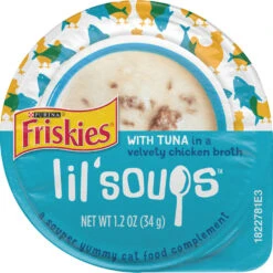 Friskies Natural Grain-Free Lil' Soups With Tuna In Chicken Broth Cat Food Compliment -Weruva Shop friskies natural grain free lil soups with tuna in chicken broth cat food compliment 962711