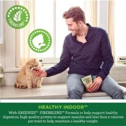 Greenies Feline SmartBites Indoor Healthy Tuna Dental Cat Treats - 16 Oz -Weruva Shop greenies feline smartbites hairball control tuna dental cat treats 16 oz 827353