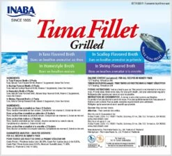 Inaba Tuna Fillet Grilled Variety Pack Cat Treats - Assorted - .52 Oz - 10 Pack -Weruva Shop inaba tuna fillet grilled variety pack cat treats assorted 52 oz 10 pack 370383