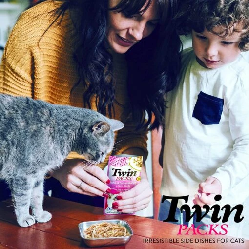 Inaba Twin Packs In Flavored Broth Cat Treats - Tuna And Chicken - 1.4 Oz - 2 Pack - 6 Pack -Weruva Shop inaba twin packs in flavored broth cat treats tuna and chicken 14 oz 2 pack 6 pack 235161