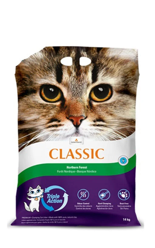 Intersand Classic Premium Clumping Classic Northern Forest Cat Litter - 30 Lb Bag (15kg) -Weruva Shop intersand classic premium clumping classic northern forest cat litter 30 lb bag 15kg 843417