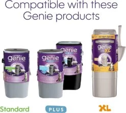 Litter Genie Litter Genie Plus Refill Cat Litter Disposal System - Black - 4 Pack -Weruva Shop litter genie litter genie plus refill cat litter disposal system black 4 pack 701160