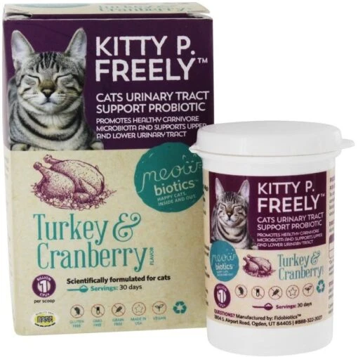 Meowbiotics Human-Grade Kitty P Freely Urinary Tract Cat Support -Weruva Shop meowbiotics human grade kitty p freely urinary tract cat support 916976