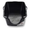 Nature's Miracle Nature's Mircale High Sided Cat Litter Box - Black - 17.5 X 25 X 12 In -Weruva Shop natures mircale high sided cat litter box black 175 x 25 x 12 in 515328