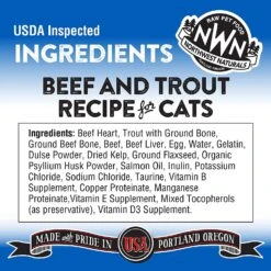 Northwest Naturals Beef & Trout Cat Recipe Freeze-Dried Cat Treats - 11 Oz Bag -Weruva Shop northwest naturals beef trout cat recipe freeze dried cat treats 11 oz bag 423504