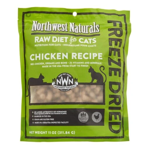 Northwest Naturals Freeze Dried Chicken Cat Recipe Freeze-Dried Cat Treats - 11 Oz Bag -Weruva Shop northwest naturals freeze dried chicken cat recipe freeze dried cat treats 11 oz bag 208565