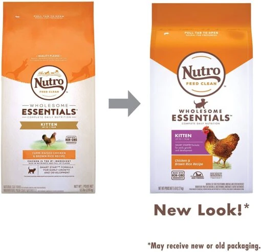 Nutro Kitten Chicken & Rice Dry Cat Food - 5 Lb Bag -Weruva Shop nutro kitten chicken rice dry cat food 5 lb bag 196090