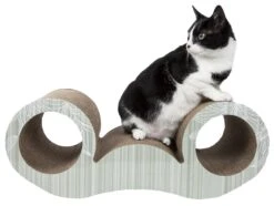 Pet Life ® 'Binocular' Premium Quality Kitty Cat Scratcher Lounger Lounge With Catnip -Weruva Shop pet life r binocular premium quality kitty cat scratcher lounger lounge with catnip 952926