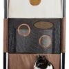 Pet Life ® 'Kitty-Square' Collapsible Travel Interactive Kitty Cat Tree Maze House Lounger Tunnel Lounge -Weruva Shop pet life r kitty square collapsible travel interactive kitty cat tree maze house lounger tunnel lounge 699147