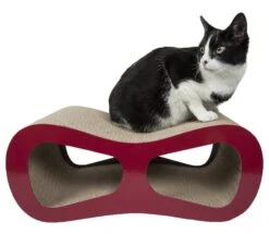 Pet Life ® 'Modiche' Premium Quality Modern Designer Kitty Cat Scratcher Lounger Lounge With Catnip -Weruva Shop pet life r modiche premium quality modern designer kitty cat scratcher lounger lounge with catnip 282566