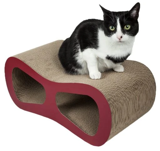 Pet Life ® 'Modiche' Premium Quality Modern Designer Kitty Cat Scratcher Lounger Lounge With Catnip -Weruva Shop pet life r modiche premium quality modern designer kitty cat scratcher lounger lounge with catnip 404240