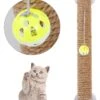 Pet Life ® 'Stick N' Claw' Sisal Rope And Toy Suction Cup Stick Shaped Cat Scratcher -Weruva Shop pet life r stick n claw sisal rope and toy suction cup stick shaped cat scratcher 368425