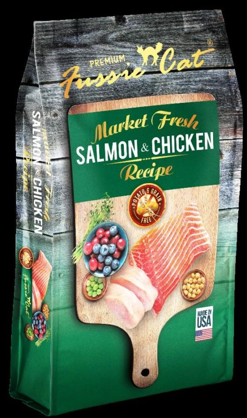 Pets Global Fussie Cat Market Fresh Salmon & Chicken Formula Dry Cat Food - 10 Lb Bag -Weruva Shop pets global fussie cat market fresh salmon chicken formula dry cat food 10 lb bag 802273