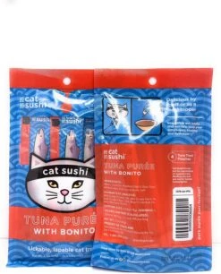 Presidio Natural Grain-Free Bonito Puree Chewy Cat Treats - 4 Pack - 12 Count -Weruva Shop presidio natural grain free bonito puree chewy cat treats 4 pack 12 count 287582