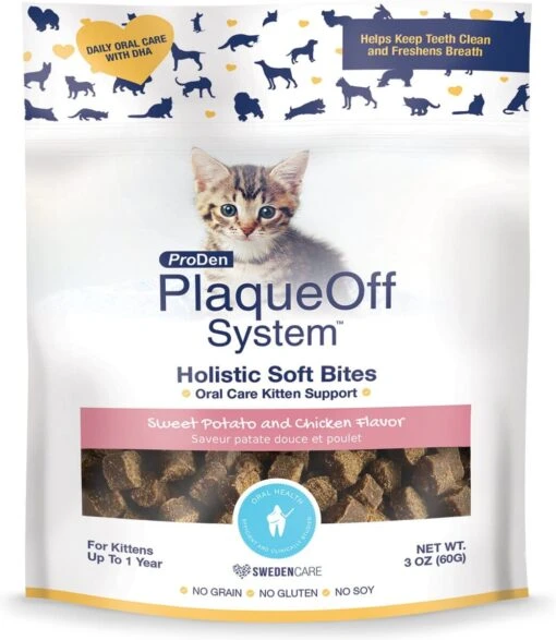 Proden Plaqueoff Oral Care Kitten Formula Dental Cat Chews - 3 Oz -Weruva Shop proden plaqueoff oral care kitten formula dental cat chews 3 oz 966685