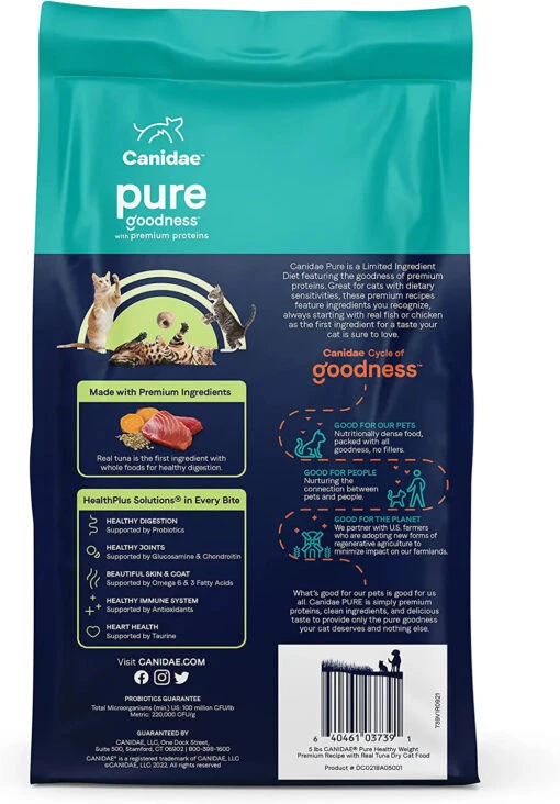 Pure Ocean Grain-Free Indoor Dry Cat Food - Fresh Tuna - 5 Lbs -Weruva Shop pure ocean grain free indoor dry cat food fresh tuna 5 lbs 875339