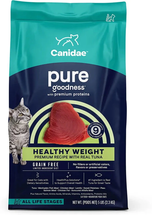 Pure Ocean Grain-Free Indoor Dry Cat Food - Fresh Tuna - 5 Lbs -Weruva Shop pure ocean grain free indoor dry cat food fresh tuna 5 lbs 890401