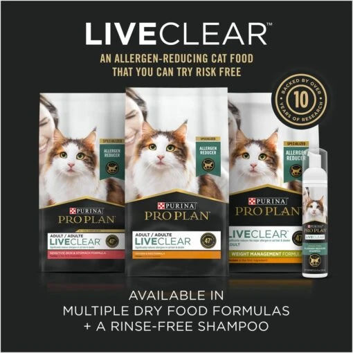 Purina Pro Plan LIVECLEAR High Protein Indoor Adult Indoor Formula Dry Cat Food -Weruva Shop purina pro plan liveclear high protein indoor adult indoor formula dry cat food 858707