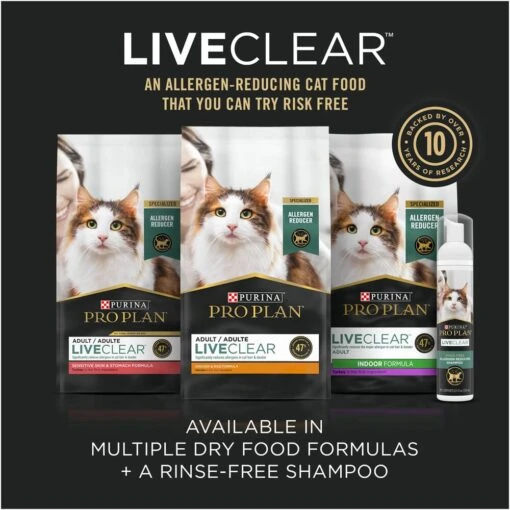 Purina Pro Plan LIVECLEAR Senior Adult Prime Plus Longer Life Formula Cat Food -Weruva Shop purina pro plan liveclear senior adult prime plus longer life formula cat food 835444