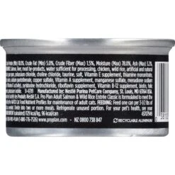 Purina Pro Plan Pate Salmon & Wild Rice Entree Wet Cat Food -Weruva Shop purina pro plan pate salmon wild rice entree wet cat food 134722