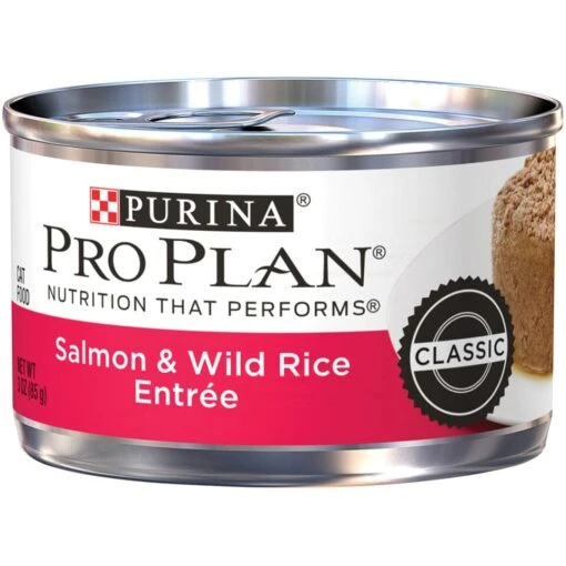 Purina Pro Plan Pate Salmon & Wild Rice Entree Wet Cat Food -Weruva Shop purina pro plan pate salmon wild rice entree wet cat food 581143