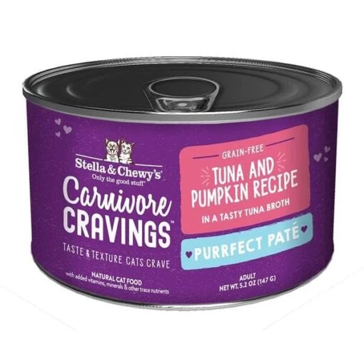 Stella & Chewy's Carnivore Cravings Minced Morsals Tuna Canned Cat Food - 5.2 Oz - Case Of 24 -Weruva Shop stella chewys carnivore cravings minced morsals tuna canned cat food 52 oz case of 24 506292