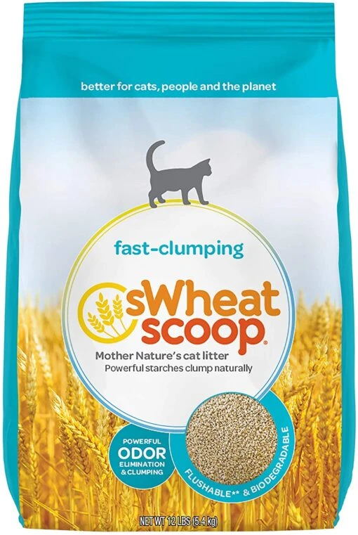 Swheat Scoop Fast Clumping Wheat Regular Cat Litter - 12 Lb Bag -Weruva Shop swheat scoop fast clumping wheat regular cat litter 12 lb bag 417142