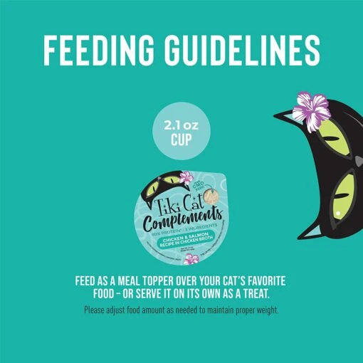 Tiki Cat Complements Chicken & Salmon Cat Food Toppers And Crunchers - 2.1 Oz Cups - Case Of 8 -Weruva Shop tiki cat complements chicken salmon cat food toppers and crunchers 21 oz cups case of 8 869602