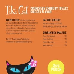 Tiki Cat Crunchers - Chicken & Pumpkin Cat Food Toppers - 2 Oz Pouch - Pack Of 6 -Weruva Shop tiki cat crunchers chicken pumpkin cat food toppers 2 oz pouch pack of 6 598231