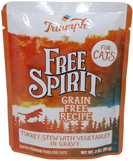 Triumph Free Spirit Grain-Free Turkey & Vegetable Wet Cat Food - 3 Oz - Case Of 24 -Weruva Shop triumph free spirit grain free turkey vegetable wet cat food 3 oz case of 24 180398