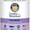 Under The Weather Calming Chewy Cat Supplements - 60 Count -Weruva Shop under the weather calming chewy cat supplements 60 count 787383