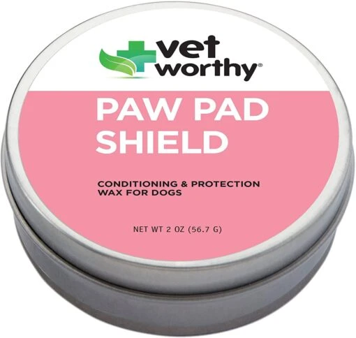 Vet Worthy First Aid Paw Pad Shield For Dogs - 2 Oz Jar -Weruva Shop vet worthy first aid paw pad shield for dogs 2 oz jar 942717