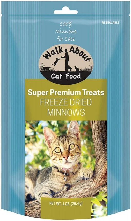 Walk About Freeze Dried Minnows Cat Treats -Weruva Shop walk about freeze dried minnows cat treats 186359