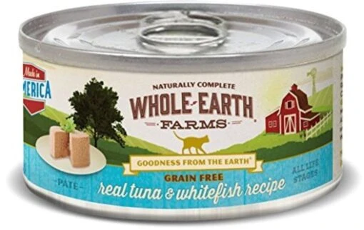 Whole Earth Farms Grain-Free Whitefish & Tuna Dry Cat Food - 5 Lb Bag -Weruva Shop whole earth farms grain free whitefish tuna dry cat food 5 lb bag 575114